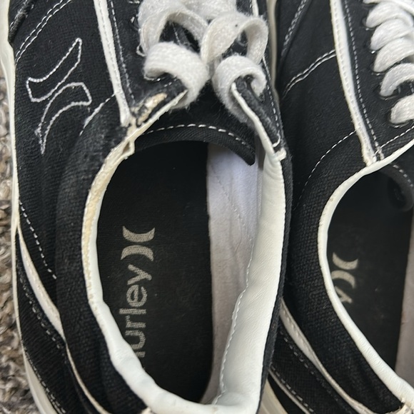 Hurley Men's Black Kayo Lace Canvas Sneakers size 8.5M - Picture 8 of 8